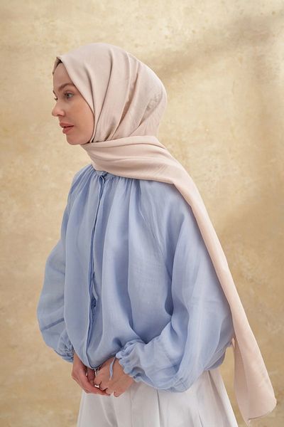 ARMANDA Beige Felore Pattern Shawl 3356
