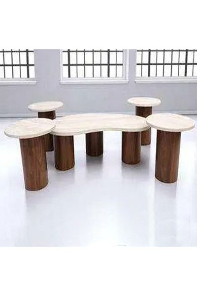 DEC15 Service table set with a streamlined design and harmonious colors
