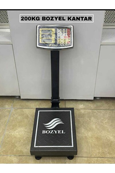 bozyel 200 kg korumasız kantar( 50 gr hassasiyet)