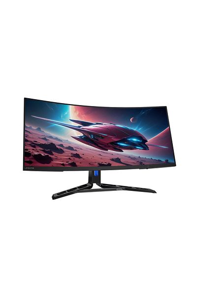 LENOVO Legion R34w-30 WQHD Curved Gaming Monitor, 34 inch, Integrated Speaker, Raven Black