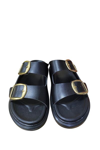 Shoes Women's Buckle Thick Sole Slippers
