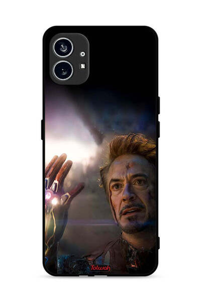Tolwak غطاء حماية لهاتف Nothing Phone (1) 5G أنا الرجل الحديدي