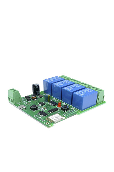 ECE OTOMASYON Tuya Wifi 4 Kanal Akıllı Role Kartı 7-32 Volt AC/DC