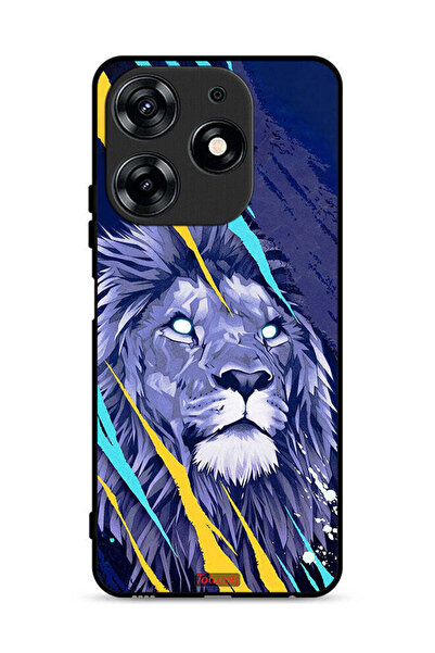 Tolwak غطاء حماية لهاتف تكنو سبارك 10 برو 4G بطبعة الأسد الملك