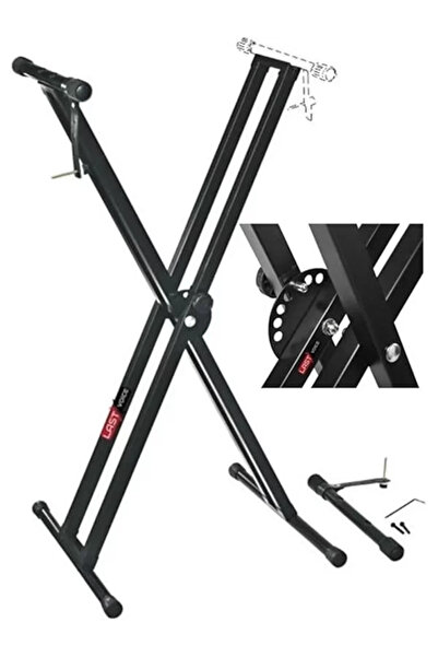 Genel Markalar Ks-04D Çift Profilli 7 Kademeli Üst Segmen Org Sehpası Standı ...