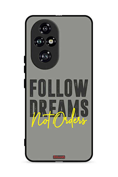 Tolwak غطاء حماية لهاتف Honor 200 Pro 5G - اتبع الأحلام وليس الأوامر