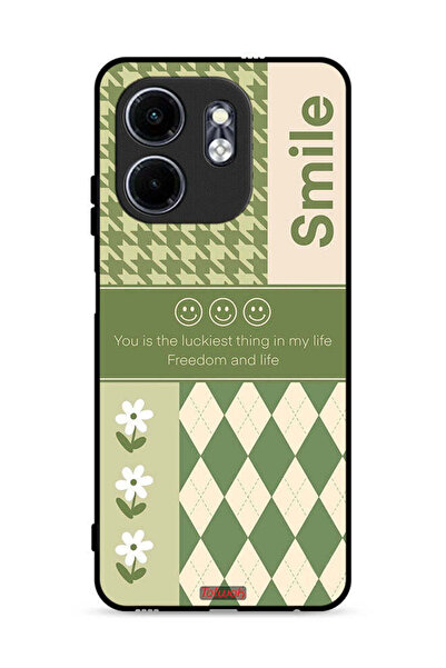 Tolwak غطاء حماية لهاتف Infinix Hot 50i 4G - الابتسامة هي أسعد شيء في حياتي