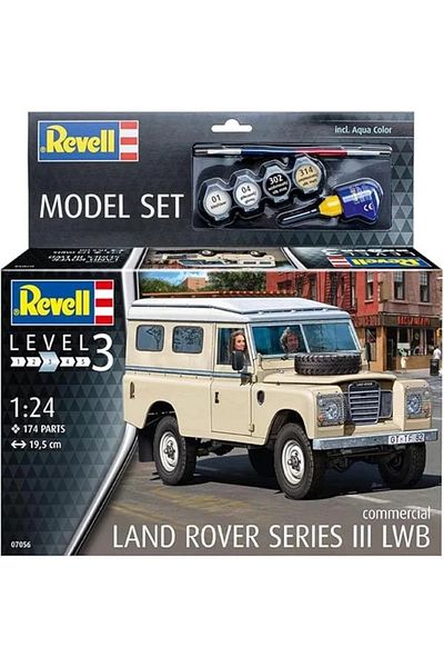 REVELL , M.Set Land Rover Series Iii Lwb, Toy