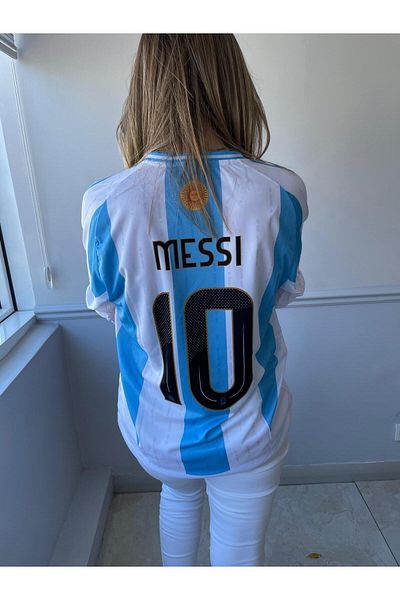 yenteks Messi. Arjntn. Echipa Națională Albastru. culoare Tricou cu mânecă lungă pentru adulți