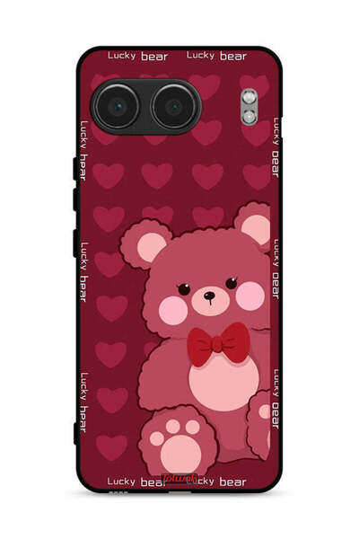 Tolwak غطاء حماية لهاتف OnePlus Nord 4 5G بتصميم الدب المحظوظ