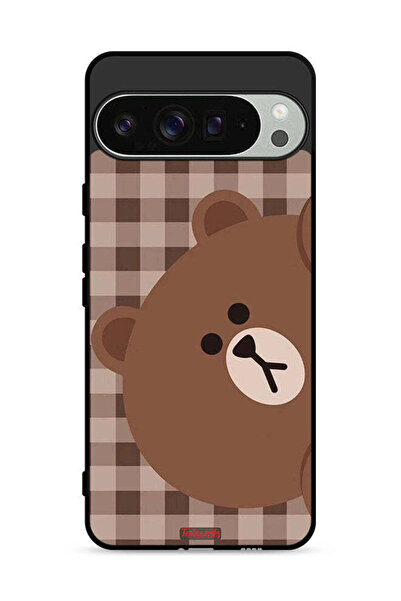 Tolwak غطاء حماية على شكل دب تيدي لهاتف Google Pixel 9 Pro