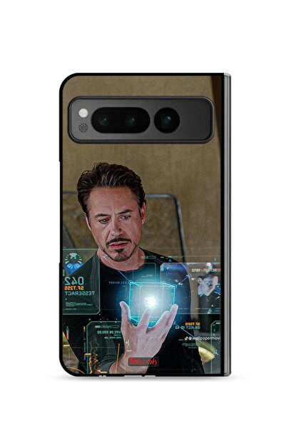 Tolwak غطاء حماية لهاتف جوجل بيكسل فولد 5G بتصميم الرجل الحديدي