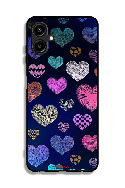 Tolwak غطاء حماية لهاتف سامسونج جالاكسي M06 5G بنقشة قلوب داجا