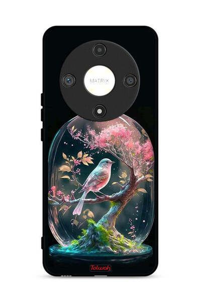 Tolwak غطاء حماية لهاتف Honor X9b 5G بتصميم Bird In Jarr