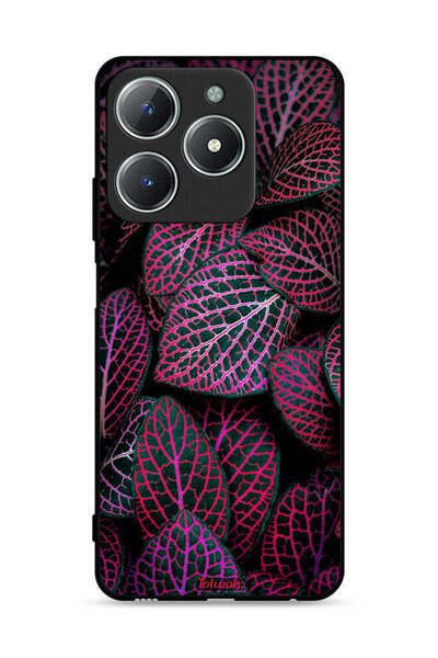 Tolwak غطاء حماية لهاتف Realme C63 4G بنقشة أوراق سالجا