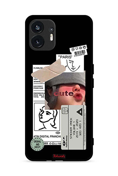 Tolwak Nothing Phone (2) 5G Protective Case Cover Cute Sticker
