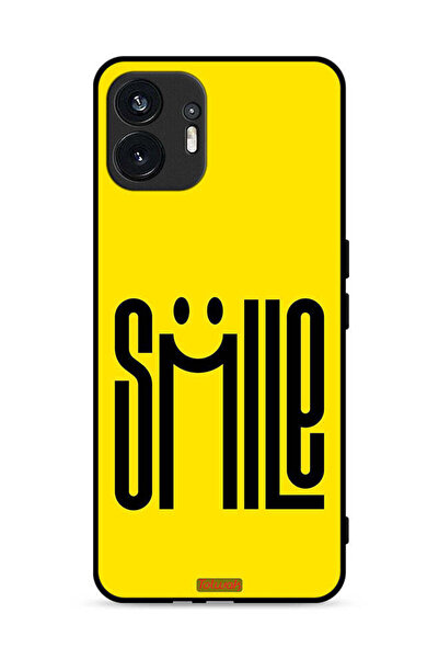 Tolwak Nothing Phone (2) 5G Protective Case Cover Smile Art