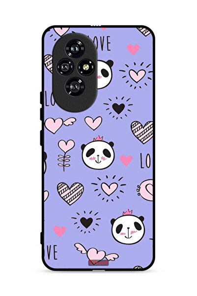 Tolwak غطاء حماية لهاتف Honor 200 5G بطبعة حب ورسومات باندا