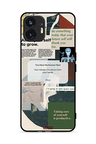 Tolwak Nothing Phone (2) 5G Protective Case Cover Allow Yourself To Grow