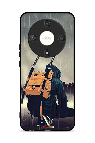 Tolwak غطاء حماية لهاتف Honor X9b 5G بتصميم سيف ساموراي رقمي