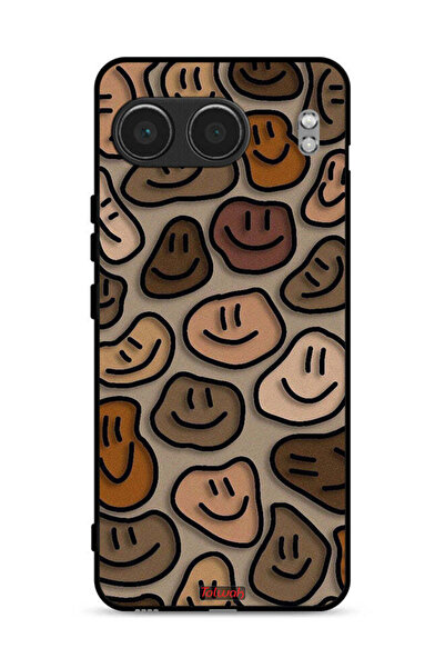 Tolwak غطاء حماية لهاتف OnePlus Nord 4 5G برسومات وجوه مبتسمة