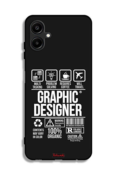 Tolwak غطاء حماية لهاتف Samsung Galaxy A06 4G - ملصق مصمم جرافيكي