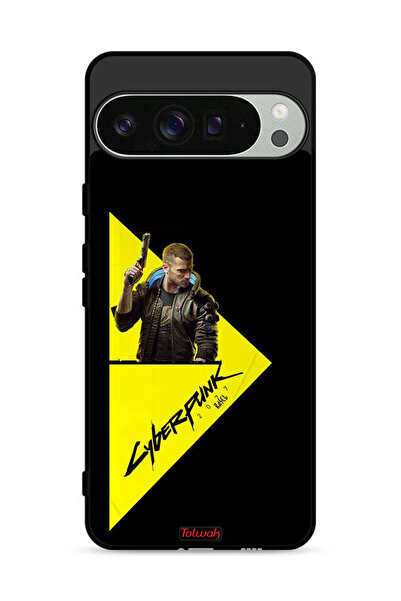 Tolwak غطاء حماية لجهاز Google Pixel 9 Pro XL بتصميم Cyberpunk 2077