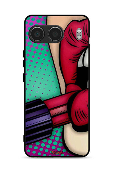 Tolwak غطاء حماية لهاتف OnePlus Nord 4 5G أحمر شفاه