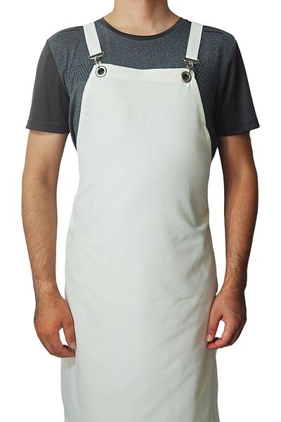 Ant Rotagrup Üniforma ve İş Elbiseleri Cross Tied Pocketless Ecru "Cross - Back" Kitchen Restaurant Chef Apron