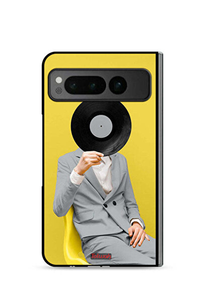 Tolwak غطاء حماية لهاتف جوجل بيكسل فولد 5G، تصميم دي جي، فن تجريدي