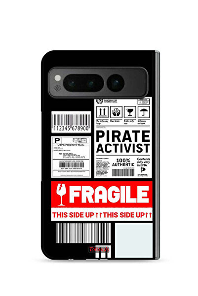 Tolwak غطاء حماية لهاتف Google Pixel Fold 5G، ملصق ناشط خاص قابل للكسر