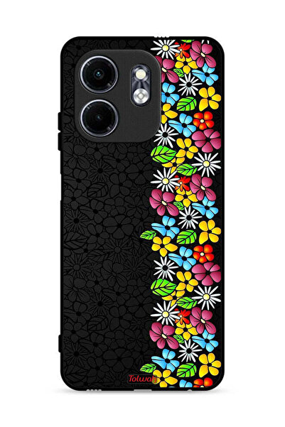 Tolwak غطاء حماية لهاتف إنفينيكس سمارت 9 4G - زهور