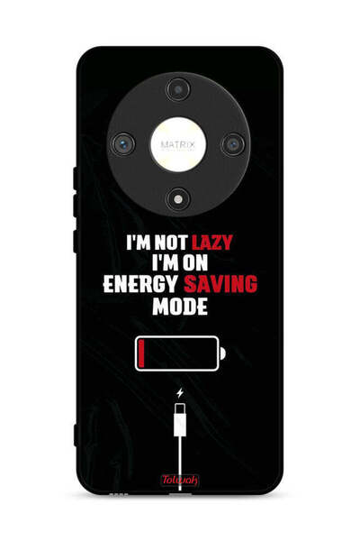 Tolwak غطاء حماية لهاتف Honor X9b 5G أنا لست كسولاً، أنا في وضع توفير الطاقة