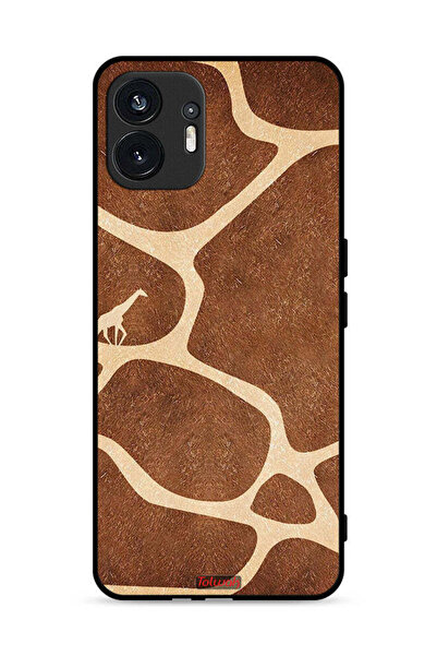Tolwak Nothing Phone (2) 5G Protective Case Cover Giraffe Skin