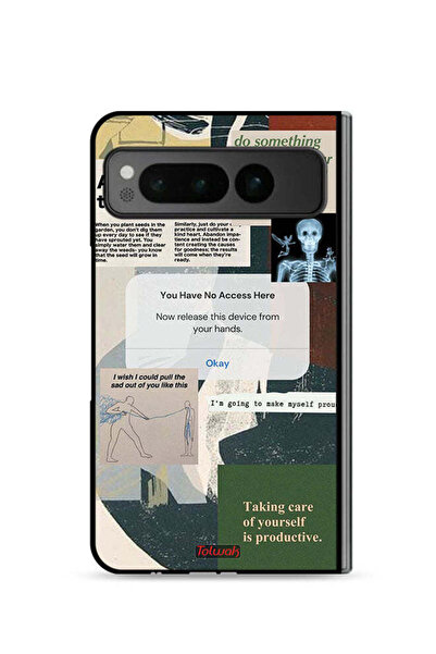 Tolwak غطاء حماية لهاتف Google Pixel Fold 5G اسمح لنفسك بالنمو