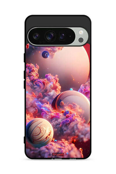 Tolwak غطاء حماية لهاتف Google Pixel 9 Pro XL بتصميم غيوم وفن تجريدي