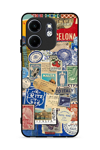 Tolwak ملصقات غطاء حماية لهاتف Infinix Hot 50i 4G لمدن مختلفة