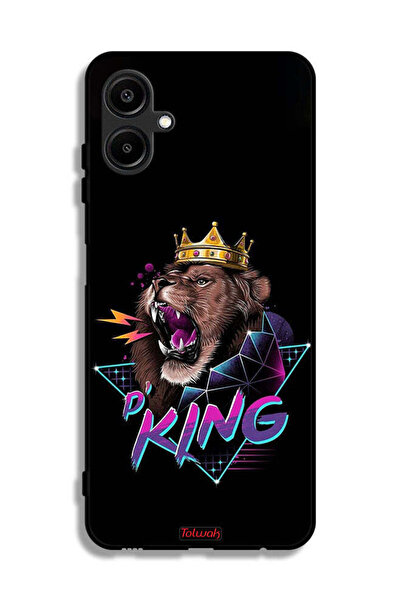 Tolwak غطاء حماية لهاتف Samsung Galaxy M06 5G برسومات الأسد الملك