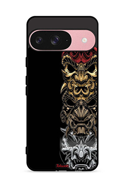 Tolwak غطاء حماية لهاتف Google Pixel 9 مع رسومات على شكل رؤوس