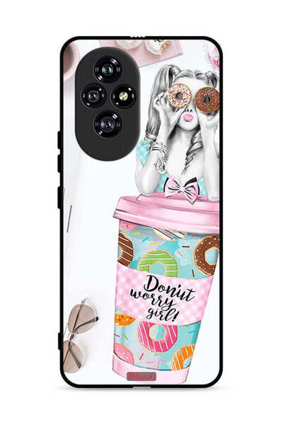 Tolwak Honor 200 5G Protective Case Cover Donut Worry Girl