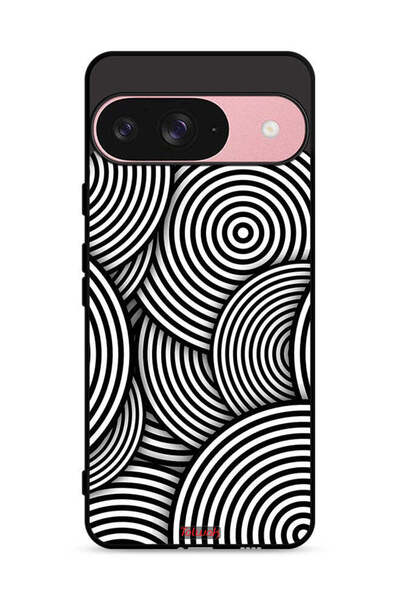Tolwak غطاء حماية لجهاز Google Pixel 9 بنمط دوائر وهمية