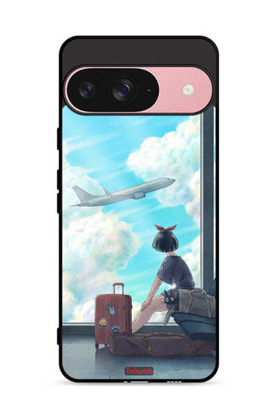 Tolwak غطاء حماية لجهاز Google Pixel 9 بتصميم فن السفر