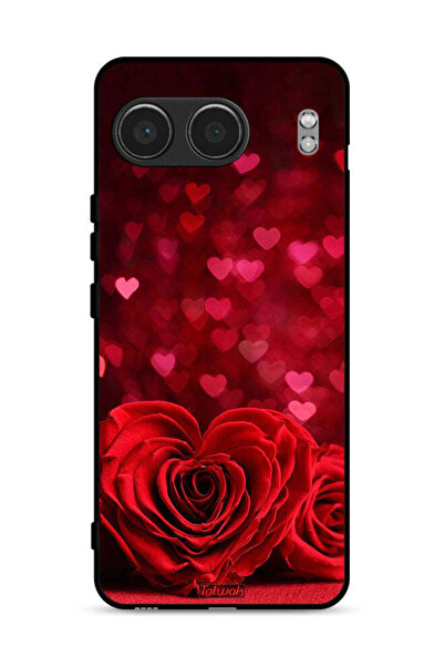 Tolwak غطاء حماية لهاتف OnePlus Nord 4 5G بنقشة زهور على شكل قلب وفن تجريدي