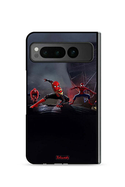 Tolwak غطاء حماية لجهاز جوجل بيكسل فولد 5G - ثلاثة عناكب