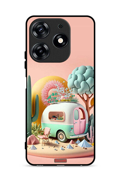 Tolwak غطاء حماية لهاتف تكنو سبارك 10 برو 4G برسومات سينيرسي آرت