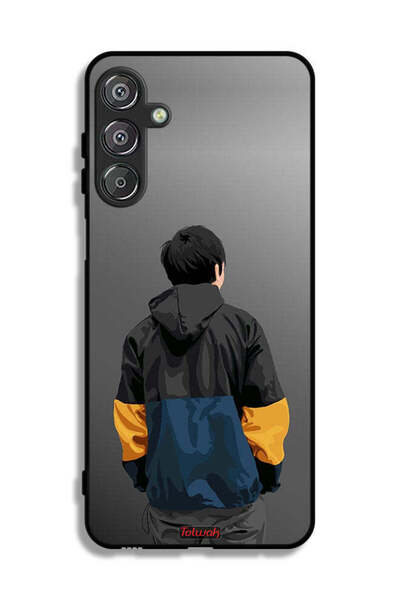 Tolwak غطاء حماية لهاتف سامسونج جالاكسي A16 بتصميم صورة صبي