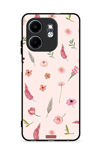 Tolwak غطاء حماية لهاتف إنفينيكس سمارت 9 4G بنقشة أوراق وورود