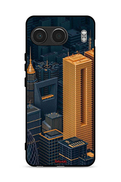 Tolwak غطاء حماية لهاتف OnePlus Nord 4 5G برسومات مباني فنية