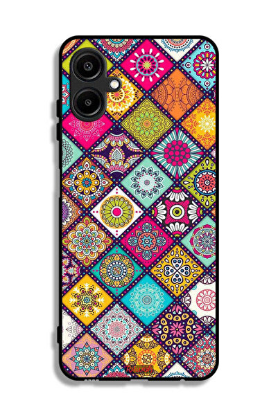 Tolwak غطاء حماية لهاتف سامسونج جالاكسي A06 4G بنقشة مربعات ماندالا