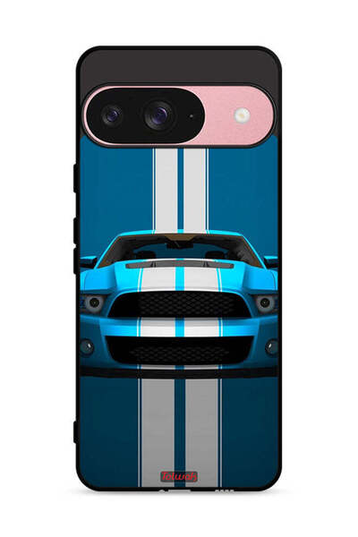 Tolwak غطاء حماية لهاتف Google Pixel 9 بتصميم سيارة فنية تجريدية